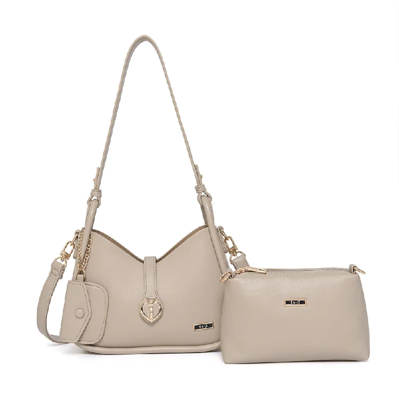 Bags For Personalized Gifts En-ji Solki Shoulderbag - Taupe Don't Miss Out – Handbag Discounts Bags For Personalized Gifts En-ji Solki Shoulderbag - Taupe Don't Miss Out – Handbag Discounts