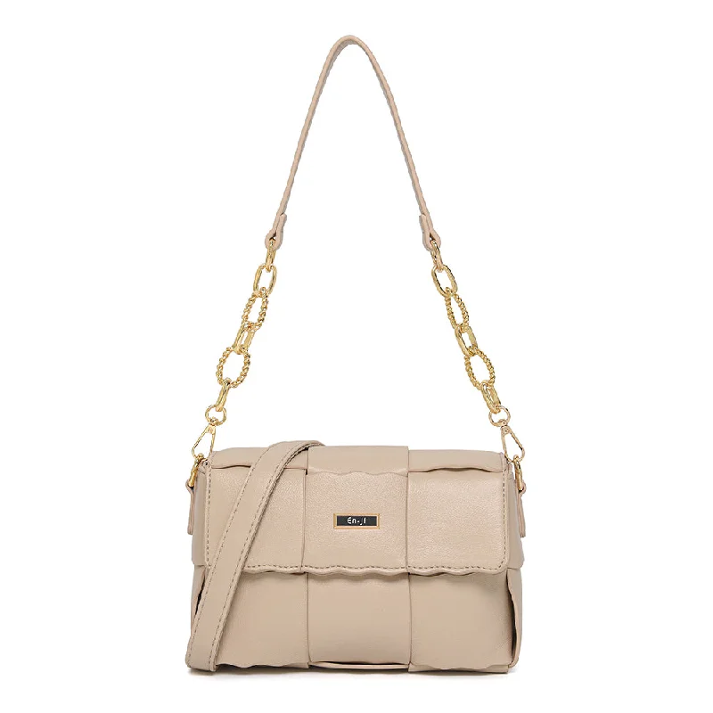 Seasonal Clearance En-ji Yunsol Shoulderbag- Cream Premium Handbags At Unbeatable Markdowns Seasonal Clearance En-ji Yunsol Shoulderbag- Cream Premium Handbags At Unbeatable Markdowns