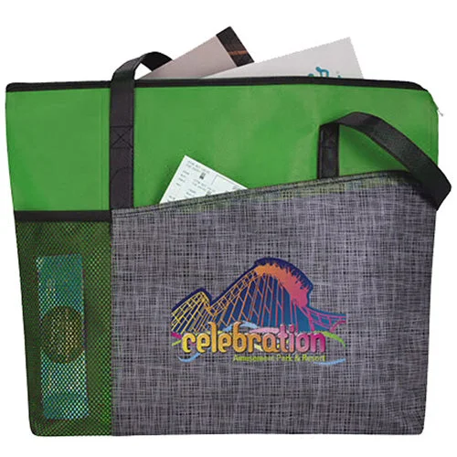 Snag Fabulous Fashion Bargains Good Value Charcoal/Green Select Pattern Non-Woven Tote Elegant Purses At Clearance Prices Snag Fabulous Fashion Bargains Good Value Charcoal/Green Select Pattern Non-Woven Tote Elegant Purses At Clearance Prices