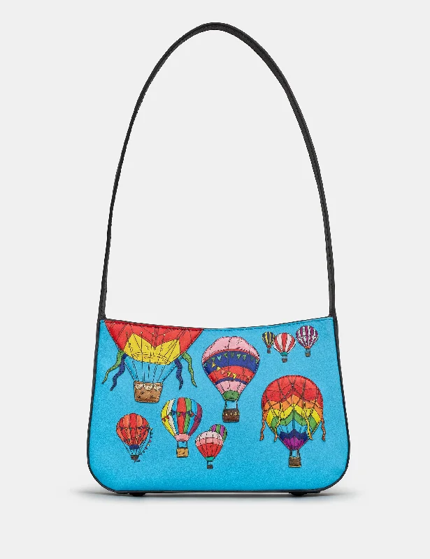 Halloween-Themed Balloon Festival Leather Shoulder Bag Best Handbag Sale Of The Season Halloween-Themed Balloon Festival Leather Shoulder Bag Best Handbag Sale Of The Season