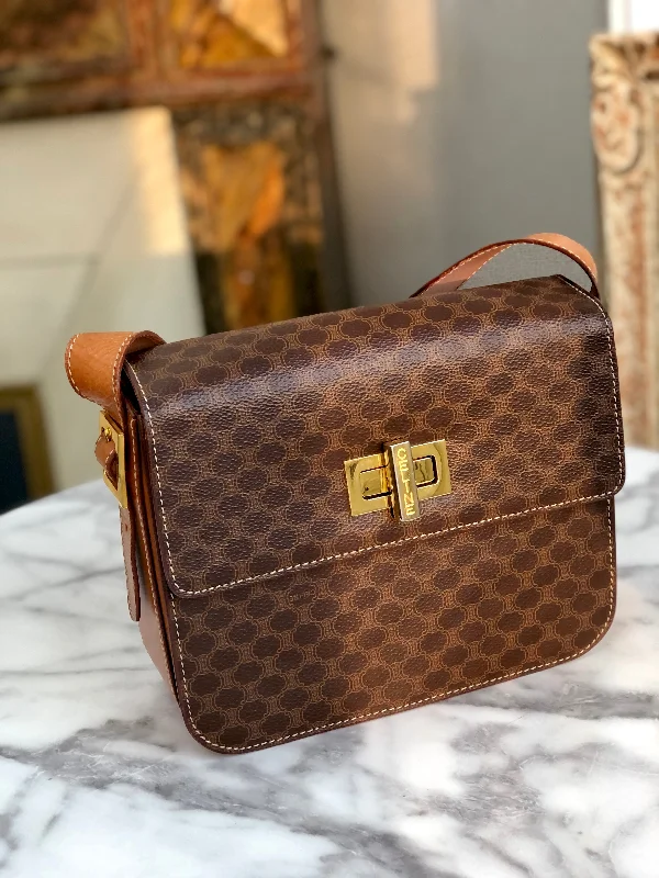 Unleash Your Trendy Side CELINE Macadam Turn lock Crossbody Shoulder bag Brown Vintage Old CELINE 3rrk6a Stylish Totes, Exclusive Savings Unleash Your Trendy Side CELINE Macadam Turn lock Crossbody Shoulder bag Brown Vintage Old CELINE 3rrk6a Stylish Totes, Exclusive Savings