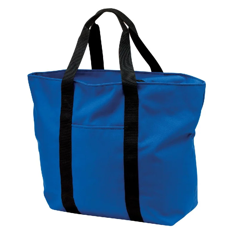 Sleek Style Discounts Port Authority Royal/ Black Improved All Purpose Tote Your Perfect Bag At The Perfect Price Sleek Style Discounts Port Authority Royal/ Black Improved All Purpose Tote Your Perfect Bag At The Perfect Price