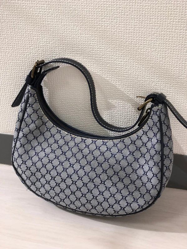 Bags With Discounts CELINE Blason Triomphe Pattern Handbag Hobobag Navy Vintage Old Celine xeda2r Everyday Bags At Wallet-Friendly Prices