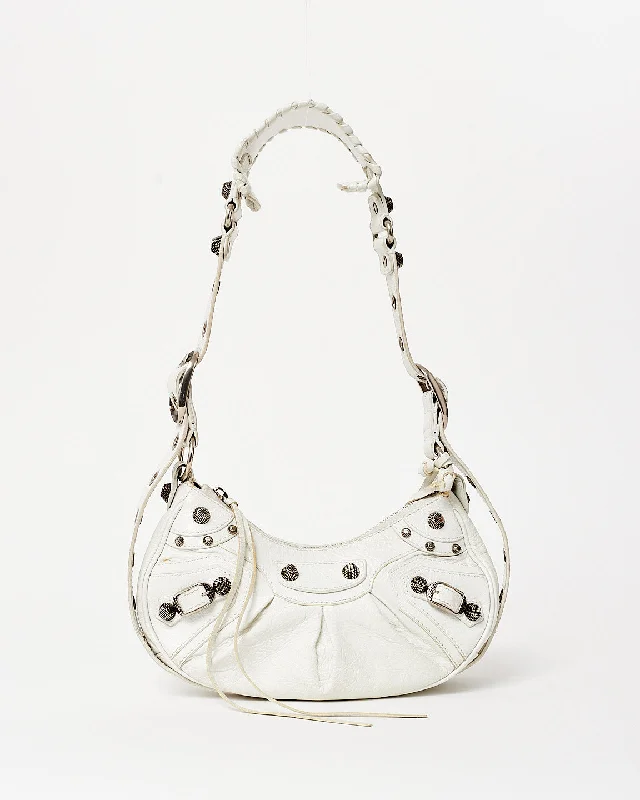 Get The Latest Trends Balenciaga White Leather Le Cagole XS Bag Upgrade Your Look With Fashionable Bags Get The Latest Trends Balenciaga White Leather Le Cagole XS Bag Upgrade Your Look With Fashionable Bags
