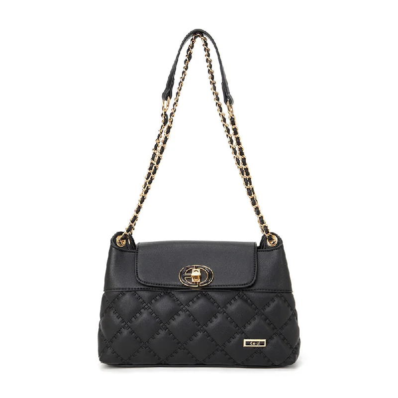 Top Deals En-ji Yineo Shoulderbag - Black Elegant Purses At Clearance Prices