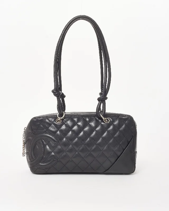 Vintage-Modern Style Offers Chanel Black Quilted Leather Rectangular Large Cambon Bag Huge Handbag Markdowns – Update Your Collection Now Vintage-Modern Style Offers Chanel Black Quilted Leather Rectangular Large Cambon Bag Huge Handbag Markdowns – Update Your Collection Now