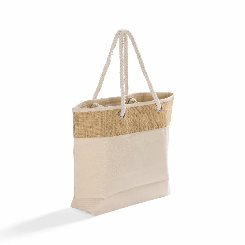 Retro Style Promotions 48 ct Large Fancy Canvas Rope Tote Bag - By Case Stylish Totes, Special Discounts Retro Style Promotions 48 ct Large Fancy Canvas Rope Tote Bag - By Case Stylish Totes, Special Discounts