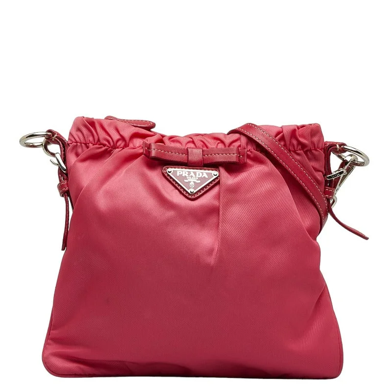 Bags With Limited-Time Deals Prada Nylon Shoulder Bag Pink Elegant Purses At Clearance Prices Bags With Limited-Time Deals Prada Nylon Shoulder Bag Pink Elegant Purses At Clearance Prices