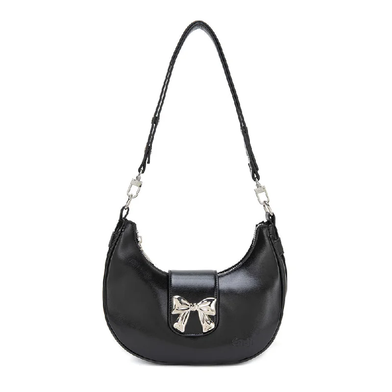 Seasonal Clearance Bags For Summer En-ji Esom Shoulderbag - Black Sleek And Stylish Handbags At Lower Prices Seasonal Clearance Bags For Summer En-ji Esom Shoulderbag - Black Sleek And Stylish Handbags At Lower Prices