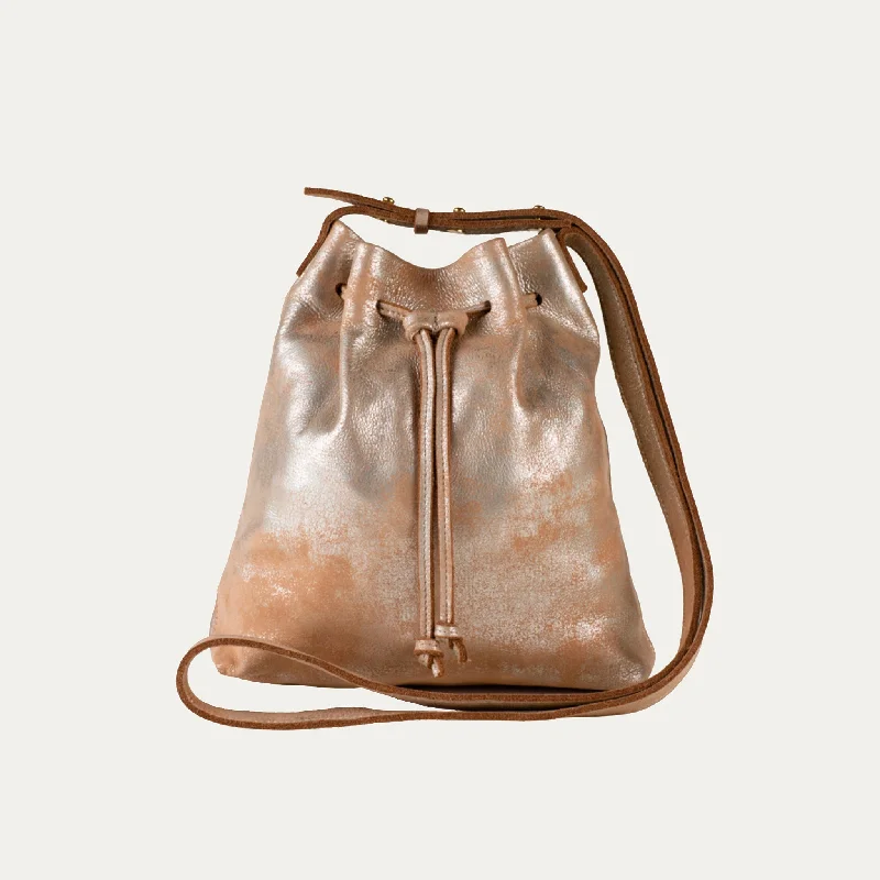 Holiday Gift Bags For Christmas Mini Crossbody Tote | Blush Metallic Leather + Gold Hardware Best Handbag Sale Of The Season Holiday Gift Bags For Christmas Mini Crossbody Tote | Blush Metallic Leather + Gold Hardware Best Handbag Sale Of The Season