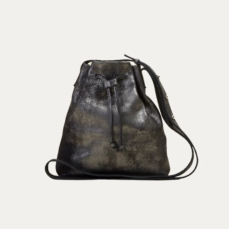 Seasonal Sale Mini Crossbody Tote | Black Metallic Leather + Silver Hardware Final Call – Shop Stylish Bags Before They're Gone Seasonal Sale Mini Crossbody Tote | Black Metallic Leather + Silver Hardware Final Call – Shop Stylish Bags Before They're Gone
