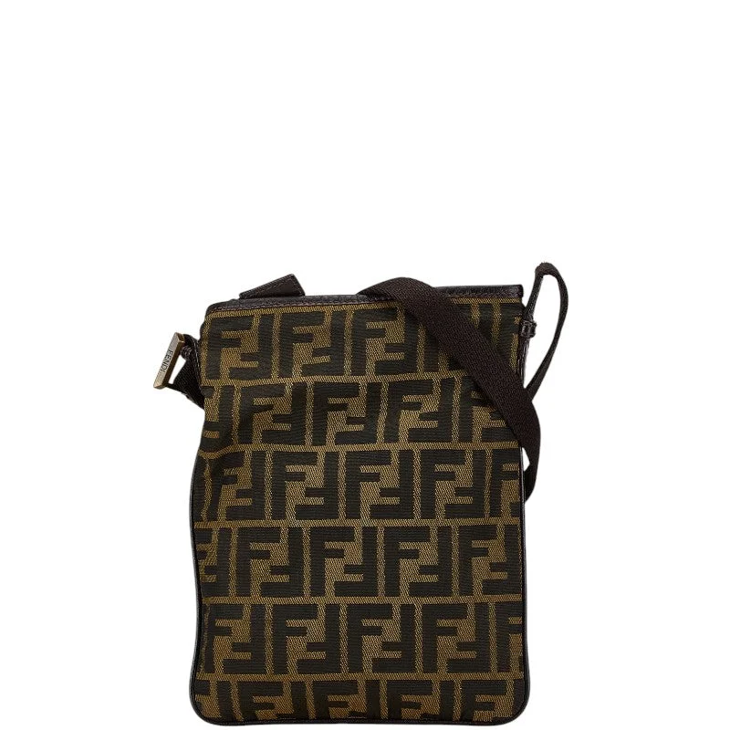 Modern And Limited-Time Offer Bags Fendi Zucca Canvas Leather Shoulder Bag Stylish Totes With Special Discounts Modern And Limited-Time Offer Bags Fendi Zucca Canvas Leather Shoulder Bag Stylish Totes With Special Discounts