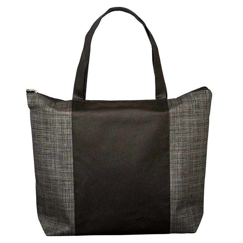 Hot Picks Primeline Black Tonal Non-Woven Zipper Trade Show Tote Bag Classic Totes, Exclusive Deals Hot Picks Primeline Black Tonal Non-Woven Zipper Trade Show Tote Bag Classic Totes, Exclusive Deals