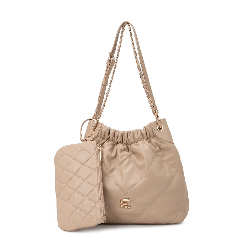 Refined Fashion Sale En-ji Moeun Shoulderbag - Khaki Chic Crossbody Bags, Limited Offers Refined Fashion Sale En-ji Moeun Shoulderbag - Khaki Chic Crossbody Bags, Limited Offers