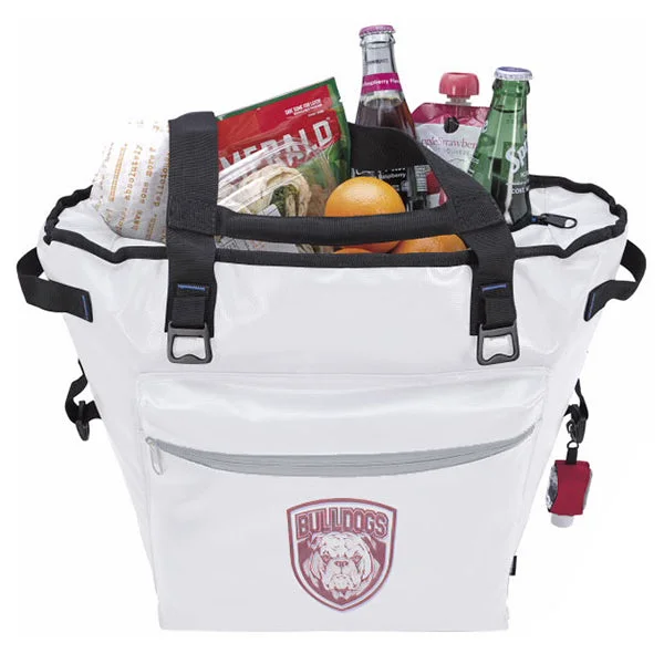 Classy Style Discounts Koozie White/Grey Olympus Kooler Tote Iconic Fashion Bags At Unbeatable Savings