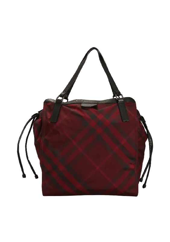 Lightweight Bags With Clearance Prices NYLON HOUSE CHECK BUCKLEIGH TOTE Must-Have Bags, Big Discounts