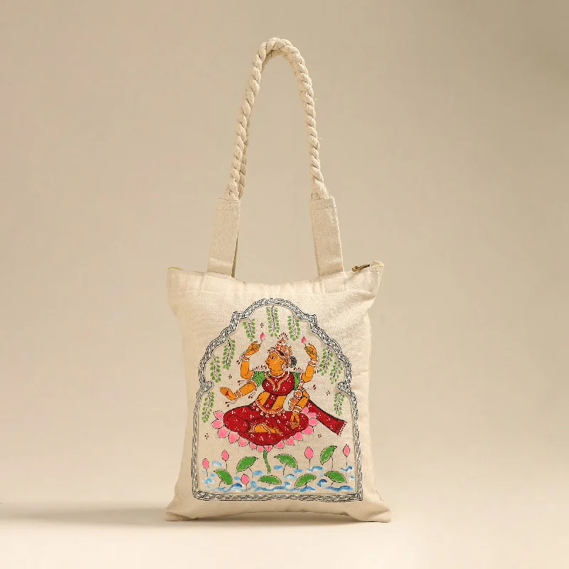 Low Price Special Beige - Pattachitra Handpainted Shoulder Bag from Odisha 24 Luxury Totes, Affordable Prices Low Price Special Beige - Pattachitra Handpainted Shoulder Bag from Odisha 24 Luxury Totes, Affordable Prices