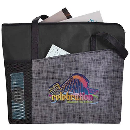 Top Brand Discounts Good Value Charcoal/Black Select Pattern Non-Woven Tote Trendy Totes, Shop & Save Top Brand Discounts Good Value Charcoal/Black Select Pattern Non-Woven Tote Trendy Totes, Shop & Save