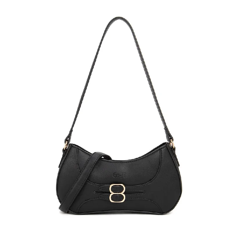 Bags With Discounts En-ji Samji Shoulderbag - Black Carry Elegance For Less