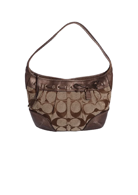 Glamorous Fashion Offers SIGNATURE CANVAS BAGUETTE Trendy Bags, Huge Savings