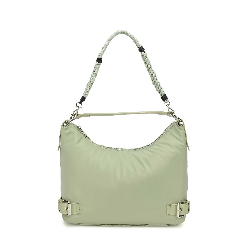 Sophisticated Street Style Offers Rio Rope Recycled Nylon Mint Statement Bags, Shop Today Sophisticated Street Style Offers Rio Rope Recycled Nylon Mint Statement Bags, Shop Today