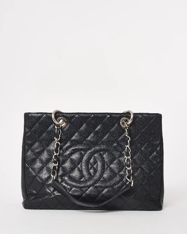 Fashion Forward Chanel Black Caviar Leather GST Shopping Bag Timeless Handbags, Flash Sale Fashion Forward Chanel Black Caviar Leather GST Shopping Bag Timeless Handbags, Flash Sale