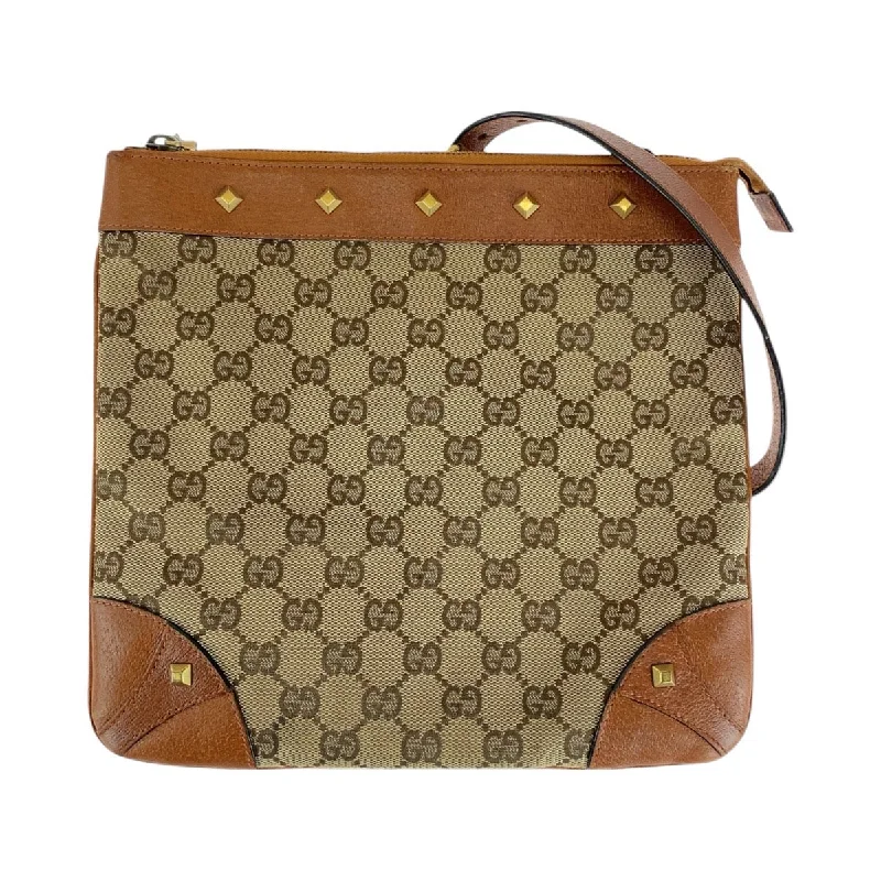 Mega Sales Gucci GG Canvas Leather Shoulder Bag Affordable Elegance, Grab Yours