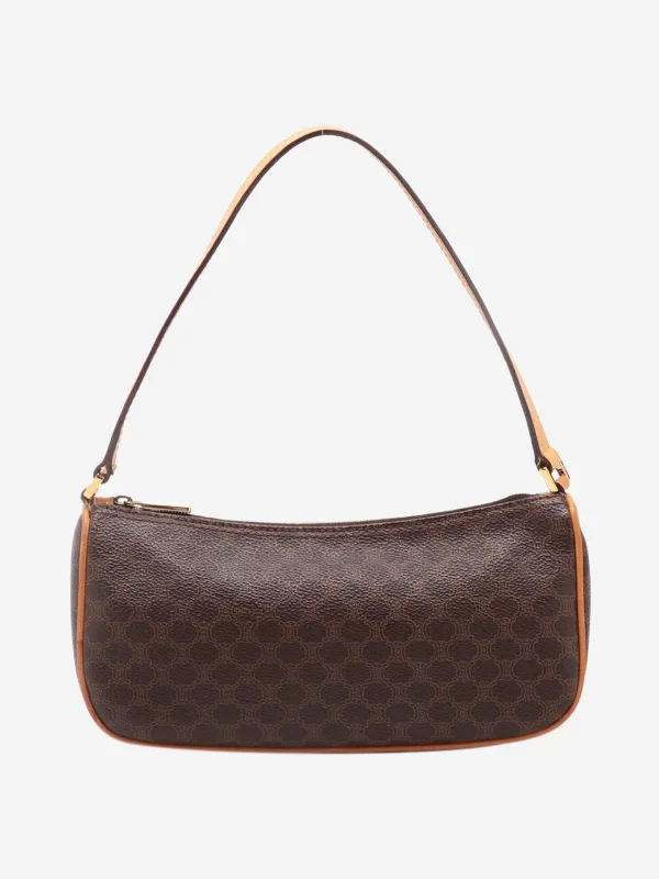 Vintage Bags For Retro And Classic Fashion Lovers Brown Macadam PVC pochette Premium Quality Bags, Budget Prices Vintage Bags For Retro And Classic Fashion Lovers Brown Macadam PVC pochette Premium Quality Bags, Budget Prices