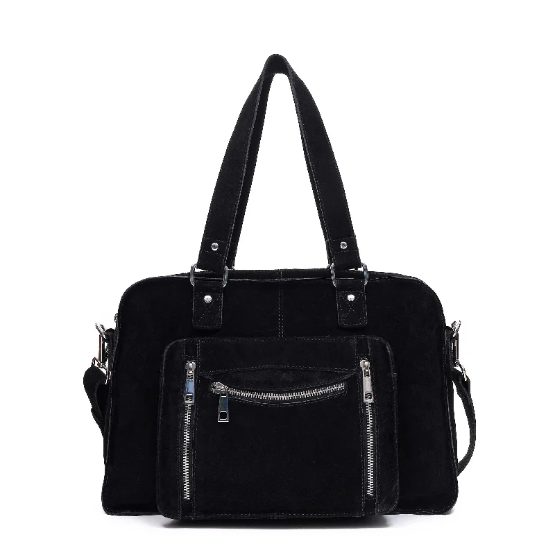 Trendy Bags For Sales Mille new suede Black Must-Have Bags, Big Discounts