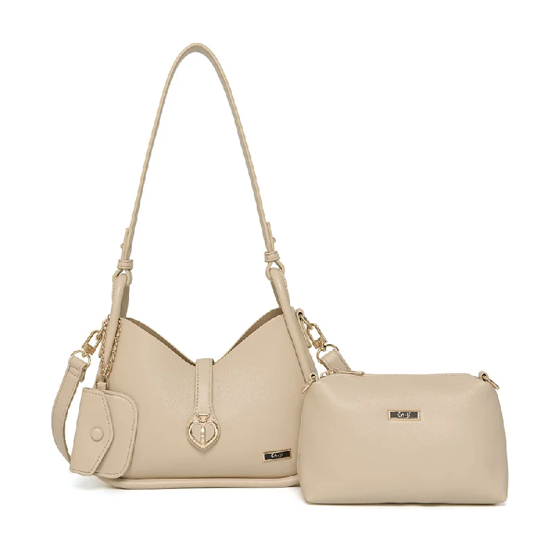 Flash Sale On Premium Bags En-ji Solki Shoulderbag - Cream Iconic Handbags At Unbeatable Prices Flash Sale On Premium Bags En-ji Solki Shoulderbag - Cream Iconic Handbags At Unbeatable Prices