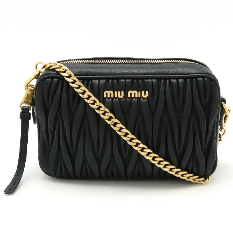 Designer Bags For Luxury Collectors With Offers Miu Miu Leather Matelassé Shoulder Bag 5BH118 Trendy Backpacks With Big Discounts Designer Bags For Luxury Collectors With Offers Miu Miu Leather Matelassé Shoulder Bag 5BH118 Trendy Backpacks With Big Discounts