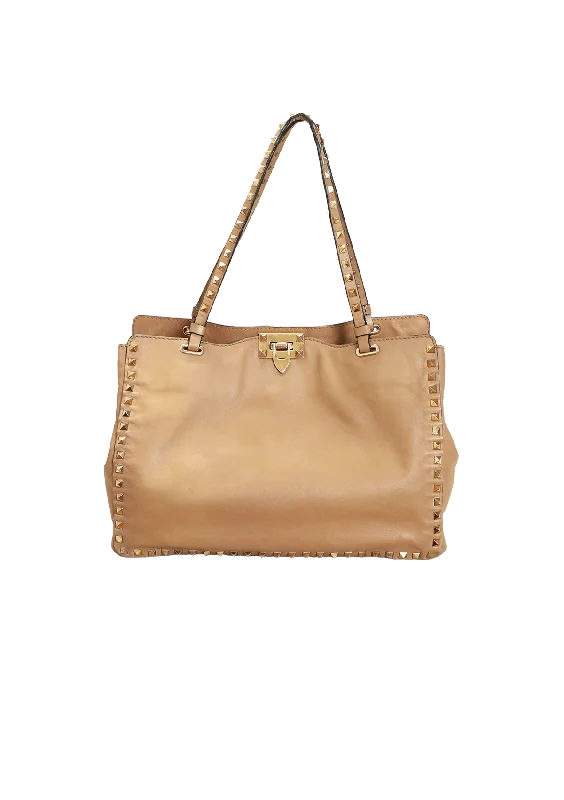Vibrant Bags With Discounts MEDIUM ROCKSTUD TOTE Stylish Totes, Special Discounts
