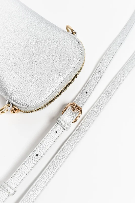 Embrace New Fashion Indira Silver Bag Strap Trendy Backpacks With Big Discounts