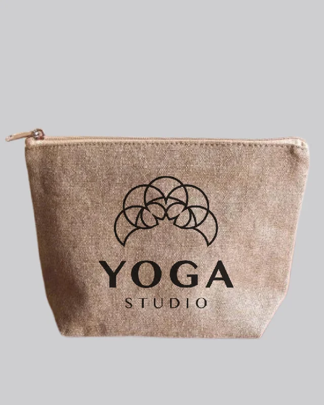 Inspired Bags For Modern Sophistication Zippered Jute / Canvas Pouch Cosmetic Bag with Gusset w/ Your Logo Stylish Bags, Unbeatable Prices Inspired Bags For Modern Sophistication Zippered Jute / Canvas Pouch Cosmetic Bag with Gusset w/ Your Logo Stylish Bags, Unbeatable Prices