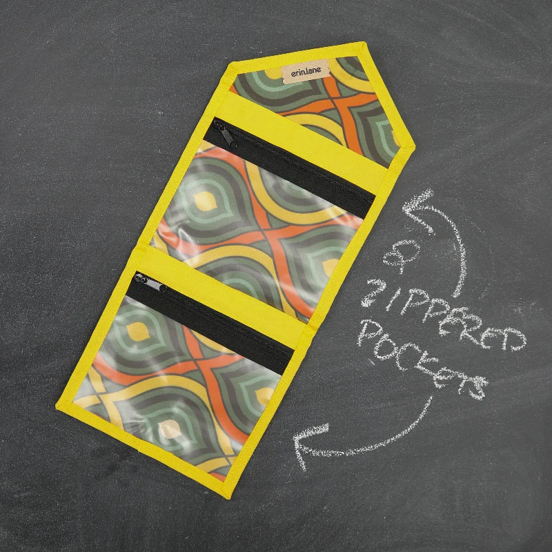 Spring Offer KnitPack Notions Organizer in Fire Flowers Sleek Bags, Perfect Prices