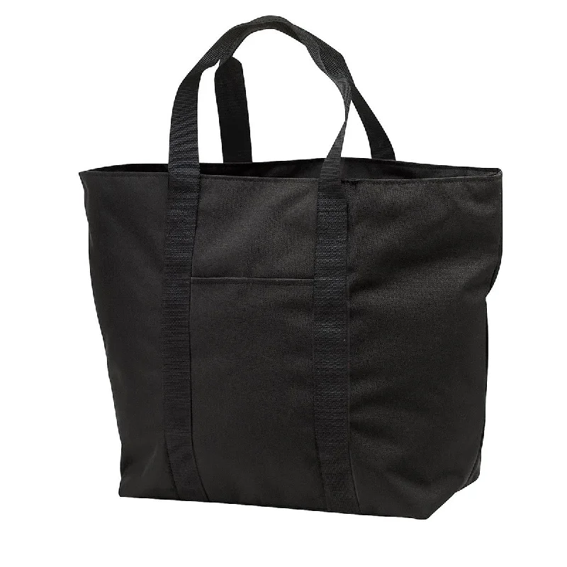 Chic Style Discounts Port Authority Black/ Black Improved All Purpose Tote Flash Sale On Designer Bags Chic Style Discounts Port Authority Black/ Black Improved All Purpose Tote Flash Sale On Designer Bags