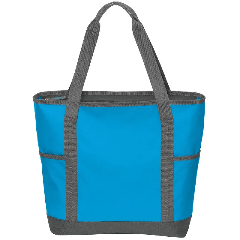 Style Without Limits Port Authority Deep Aqua/Dark Charcoal On-The-Go Tote Everyday Bags, Budget-Friendly Style Without Limits Port Authority Deep Aqua/Dark Charcoal On-The-Go Tote Everyday Bags, Budget-Friendly
