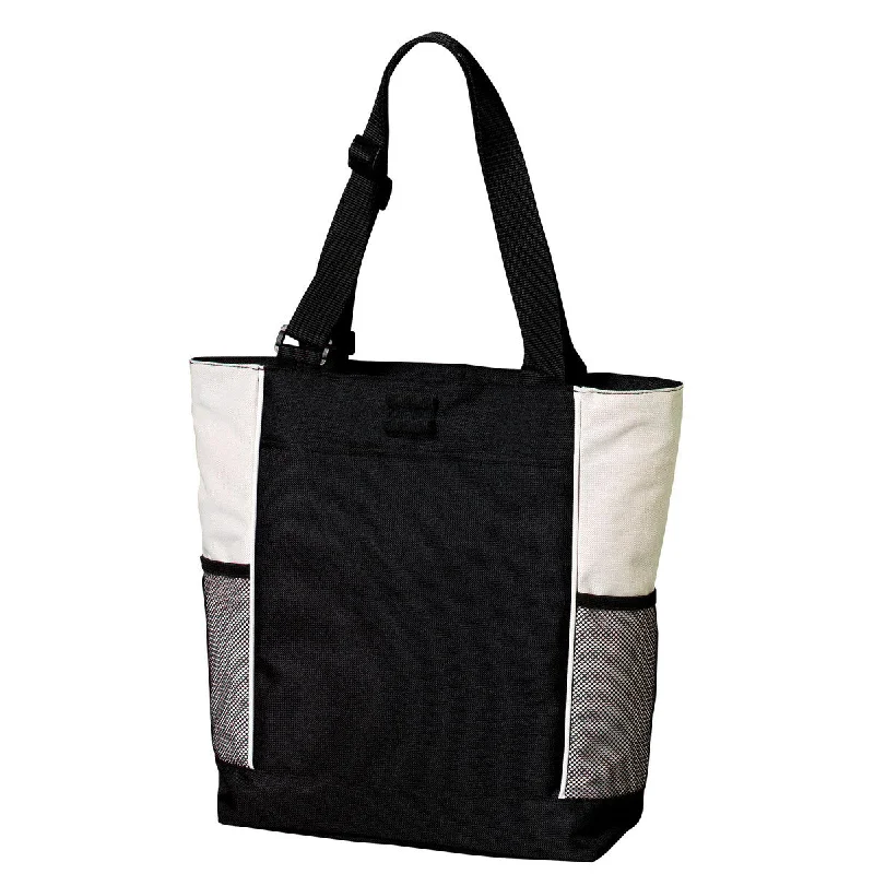 Ends Soon Port Authority Black/ Stone Improved Panel Tote Best Deals On Premium And Casual Bags – Act Fast Ends Soon Port Authority Black/ Stone Improved Panel Tote Best Deals On Premium And Casual Bags – Act Fast