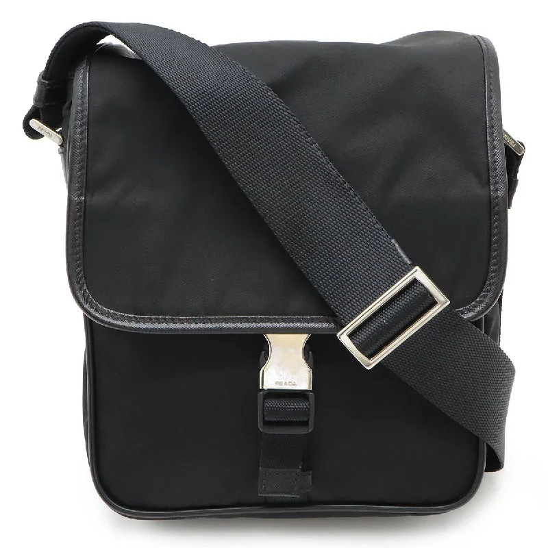 Luxury Bags Prada Nylon/Leather Shoulder Bag Pochette V167 Grab Your Favorite Handbags At Discounted Prices Luxury Bags Prada Nylon/Leather Shoulder Bag Pochette V167 Grab Your Favorite Handbags At Discounted Prices