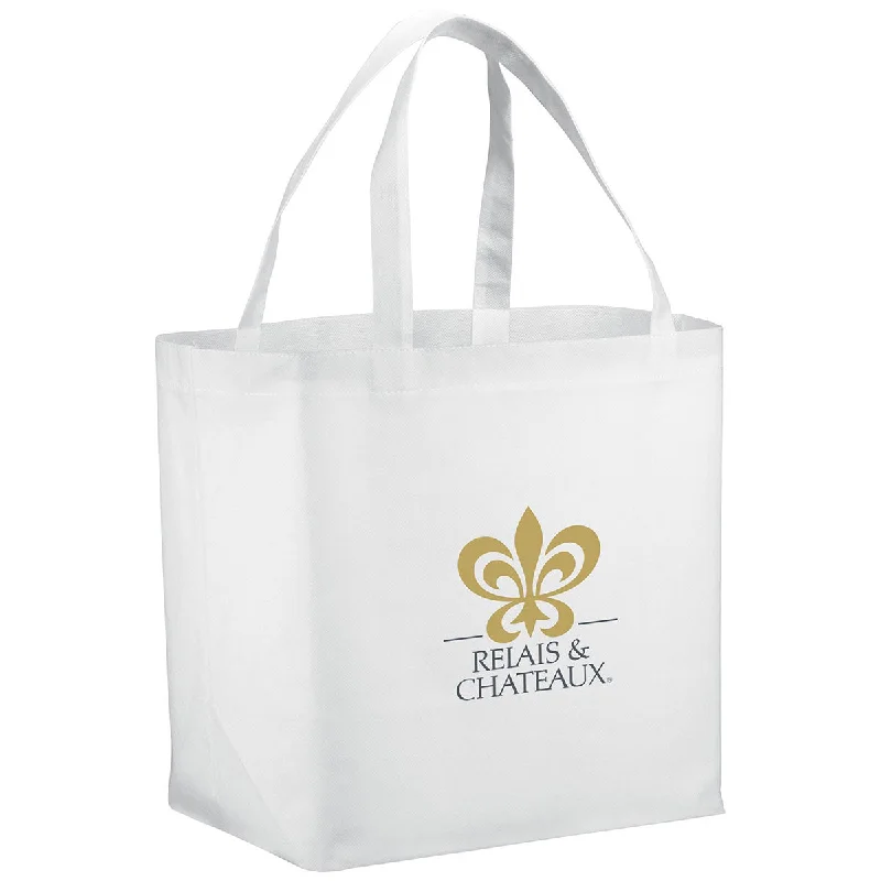 Embrace New Fashion Bullet White YaYa Budget Non-Woven Shopper Tote Fashion Bags, Limited Offer