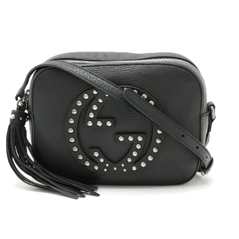 Vintage-Inspired Gucci Soho Disco Leather Shoulder Bag Black Best Handbag Sale Of The Season Vintage-Inspired Gucci Soho Disco Leather Shoulder Bag Black Best Handbag Sale Of The Season