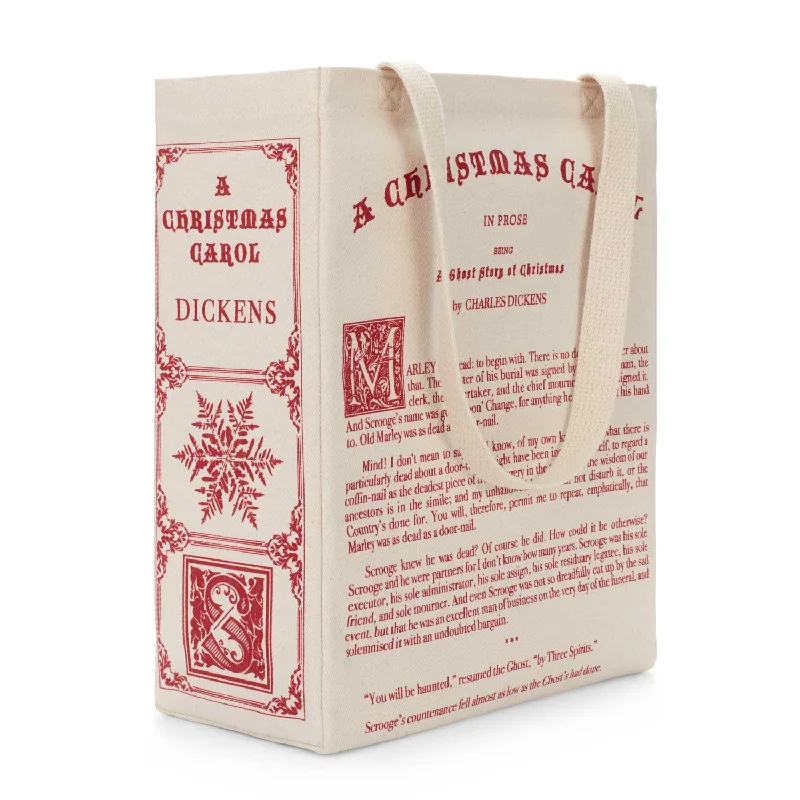 Dive Into Trendy Styles A Christmas Carol Book Tote Premium Bags At Special Prices