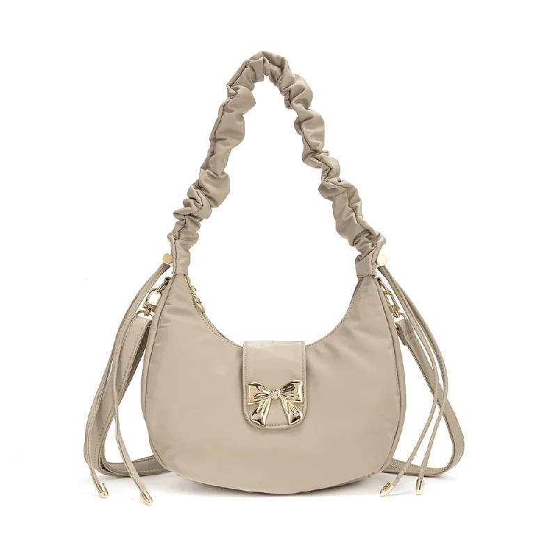 Affordable Bags For Budget Shoppers En-ji Minbi Shoulderbag - Cream Don't Miss Out – Shop Fashionable Bags At Special Rates Affordable Bags For Budget Shoppers En-ji Minbi Shoulderbag - Cream Don't Miss Out – Shop Fashionable Bags At Special Rates