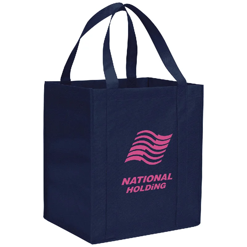 Flash Sales Bullet Navy Blue Hercules Non-Woven Grocery Tote Sleek And Stylish Handbags At Lower Prices Flash Sales Bullet Navy Blue Hercules Non-Woven Grocery Tote Sleek And Stylish Handbags At Lower Prices