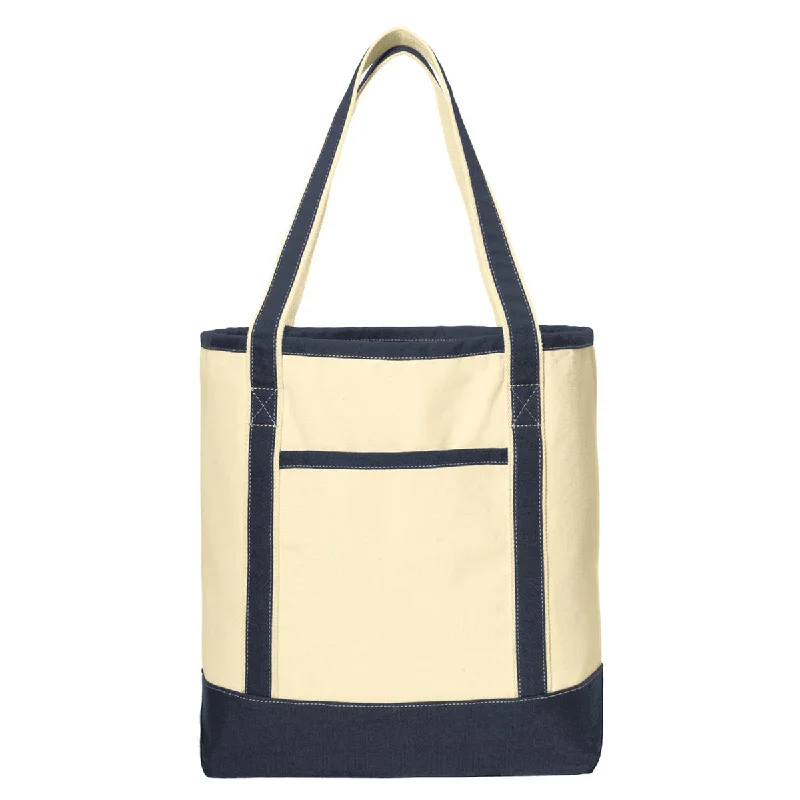 Street Chic Discounts Port Authority Natural/Navy Large Cotton Canvas Boat Tote Chic And Affordable Bags – Grab Yours Today Street Chic Discounts Port Authority Natural/Navy Large Cotton Canvas Boat Tote Chic And Affordable Bags – Grab Yours Today