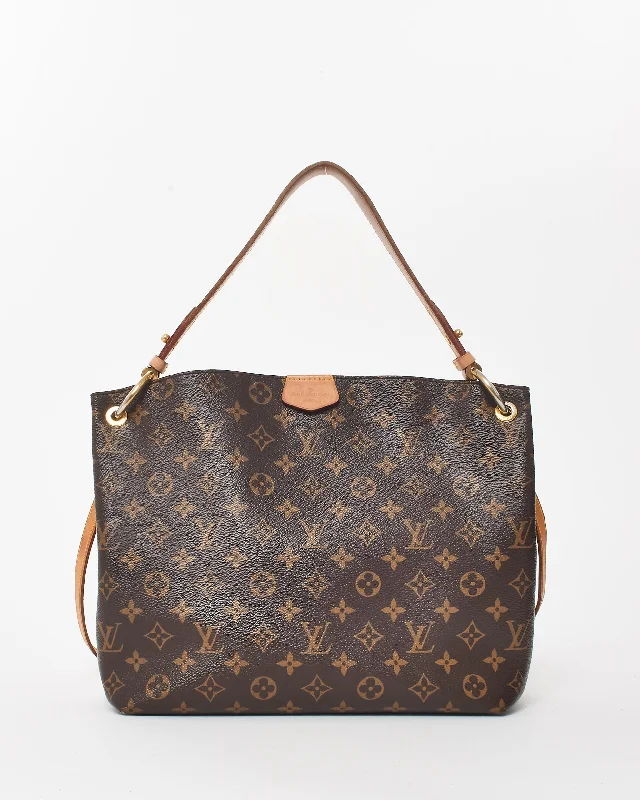 Evening Elegance Louis Vuitton Monogram Coated Canvas Graceful PM Shoulder Bag W/Strap Must-Have Bags, Big Discounts Evening Elegance Louis Vuitton Monogram Coated Canvas Graceful PM Shoulder Bag W/Strap Must-Have Bags, Big Discounts