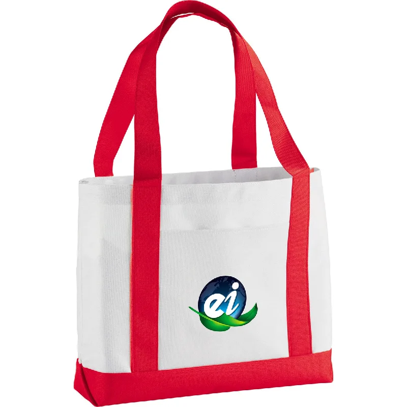 Gift Ideas Bullet White with Red Trim Large Boat Tote Your Perfect Bag At The Perfect Price Gift Ideas Bullet White with Red Trim Large Boat Tote Your Perfect Bag At The Perfect Price