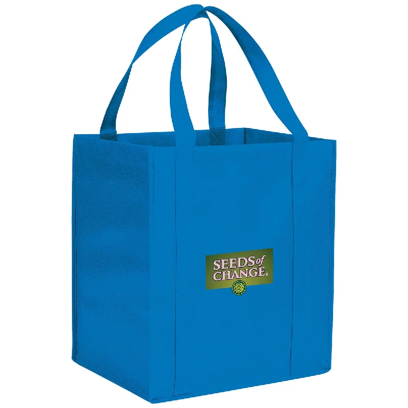 Final Sale Bullet Process Blue Hercules Non-Woven Grocery Tote Modern Handbags With Stylish Discounts Final Sale Bullet Process Blue Hercules Non-Woven Grocery Tote Modern Handbags With Stylish Discounts