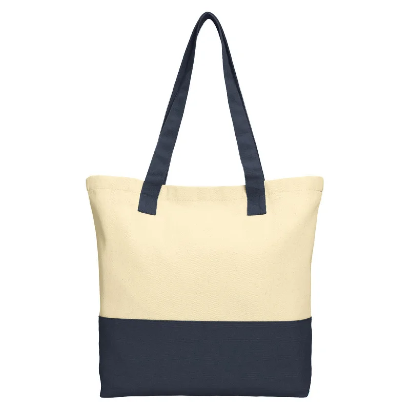 Flirty Fashion Discounts Port Authority Natural/Navy Colorblock Cotton Tote Final Call – Shop Stylish Bags Before They're Gone Flirty Fashion Discounts Port Authority Natural/Navy Colorblock Cotton Tote Final Call – Shop Stylish Bags Before They're Gone