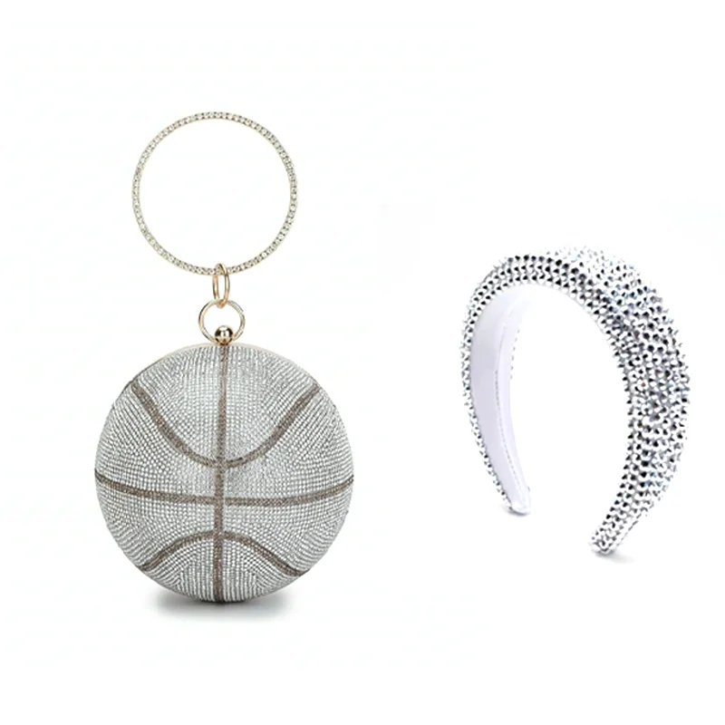 Shop Sale Items Bling evening basketball clutch purse set ladies shoulder bags women handbags ladies luxury with matching rhinestone headbands Chic Handbags At Special Promotional Prices Shop Sale Items Bling evening basketball clutch purse set ladies shoulder bags women handbags ladies luxury with matching rhinestone headbands Chic Handbags At Special Promotional Prices